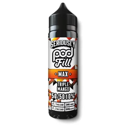Triple Mango Shortfill by Seriously Pod Fill Max - 0 mg/ml