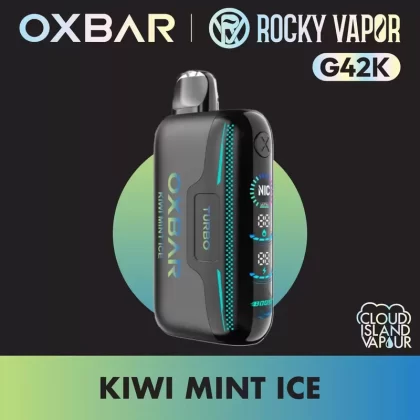 Rocky Vapor Oxbar G42K Disposable Vape – Kiwi Mint Ice
