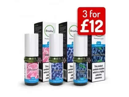 3 Pack Premium E-Liquid