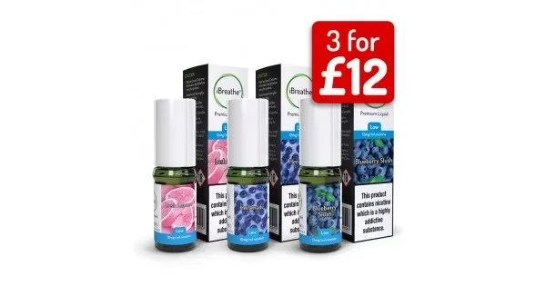 3 Pack Premium E-Liquid