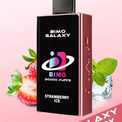 BIMO Galaxy 30000 Puffs – Strawberry Ice - Ozvapeone (775E1E)
