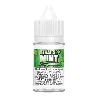 That’s Mint Salt-Nic E-Liquid – Wintergreen 30ml - 20mg/mL