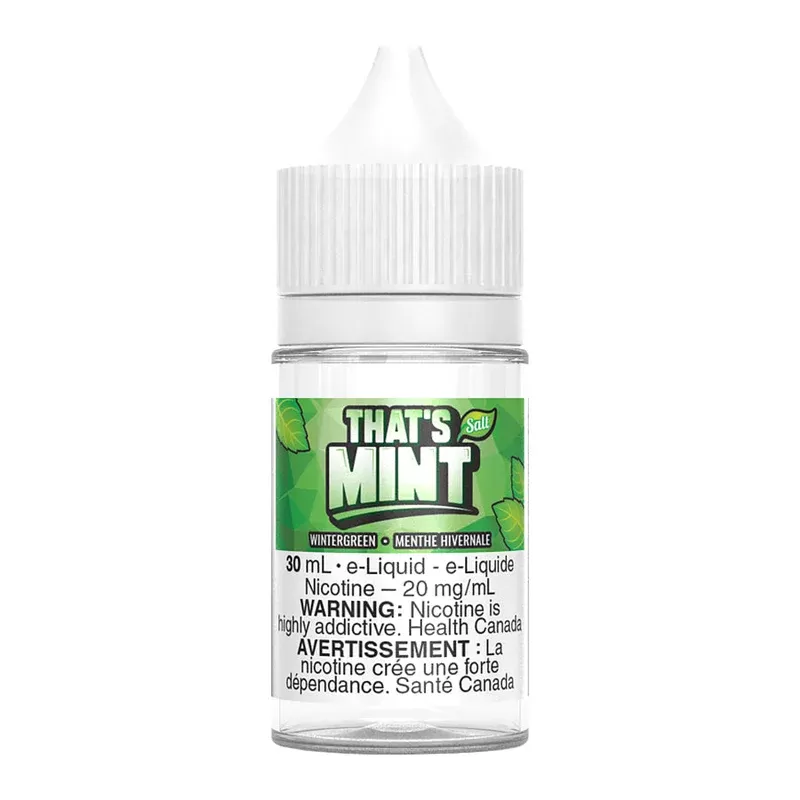 That’s Mint Salt-Nic E-Liquid – Wintergreen 30ml - 20mg/mL