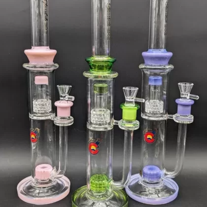Glasslab 303 16″ Dual Perc Straight Tube
