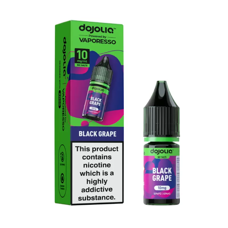 Vaporesso DojoLIQ Nic Salt 10ml 10mg - Black Grape - Image 3