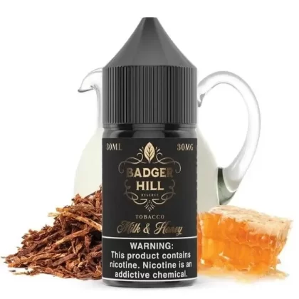 Milk & Honey Nicotine Salt by Badger Hill Reserve - Vape Product; Vape Product, Vape Product