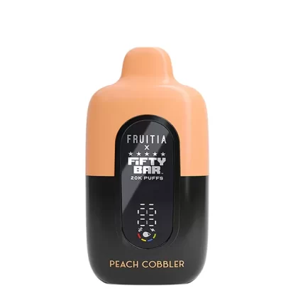 Peach Cobbler Fruitia X Fifty Bar 20k - Huffvape