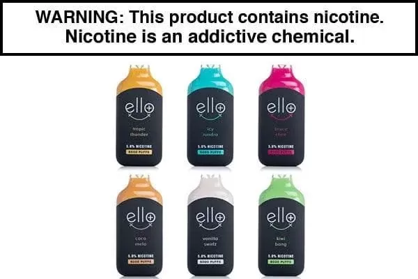 BLVK ELLO PLUS DISPOSABLE VAPE – 6000 PUFFS - American Tobacco, Berry Blush