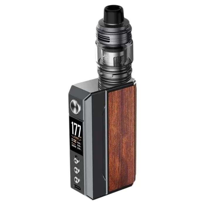 VooPoo Drag 4 Kit - Style#Kit - Black Walnut>Kit - Gunmetal Forest Green>Kit - Gunmetal Ocean Blue>Kit - Gunmetal Rosewood>Kit - Gunmetal Tropical Orange