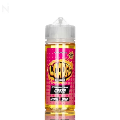 Loaded E-Liquid - Strawberry Creme Crepe - 120mL - 6mg
