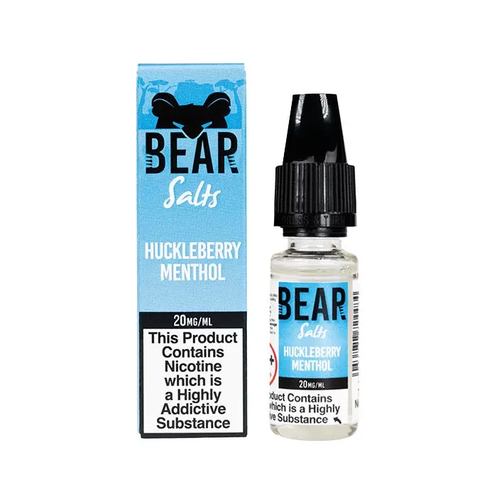 Bear Salts Huckleberry Menthol 10ml Nic Salt E-Liquid