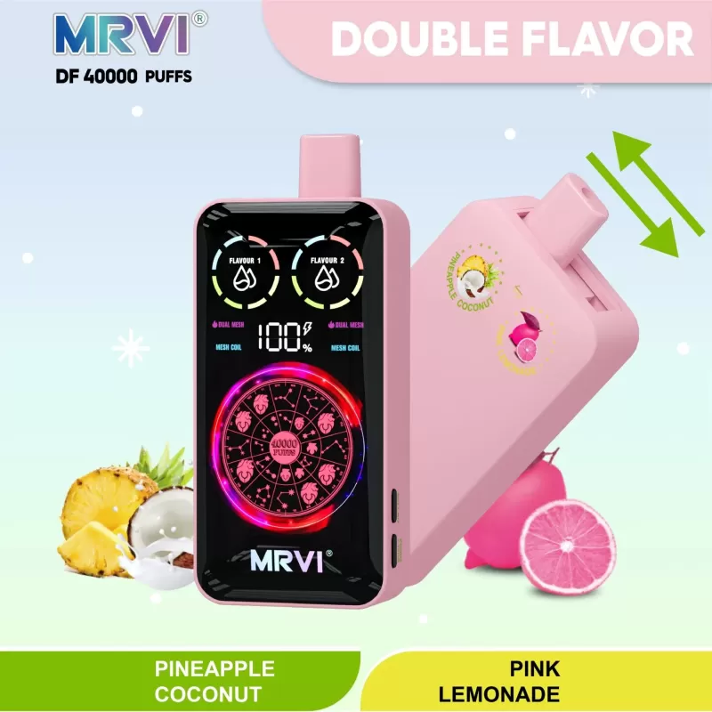 MRVI DF 40000 Puffs | double option, 40ml capacity disposable vape bulk wholesale - Aiviouvapes