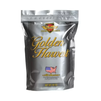 Golden Harvest Silver Blend Pipe Tobacco Bag