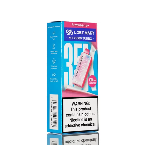 Lost Mary MT35K Turbo 35000 Puffs Disposable Vape - 18mL - Lemonade Edition - Blue Razz Lemonade - Image 2