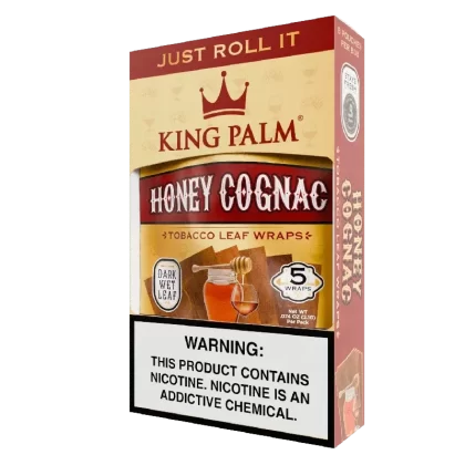 Tobacco Sheets – Honey Cognac King Palm - quantity#40 Count>5 Count