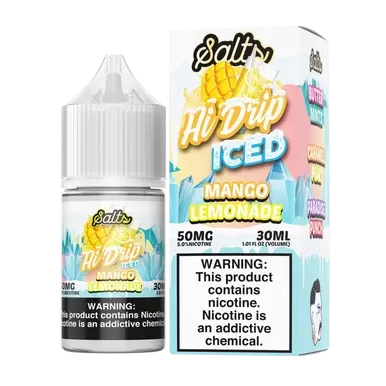 Mango Lemonade Iced by Hi-Drip Salts Series 30mL - Nicotine Level#20mg>50mg