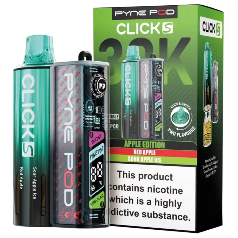 Pyne Pod Click S 30K Prefilled Vape Kit - Red Edition - Image 2