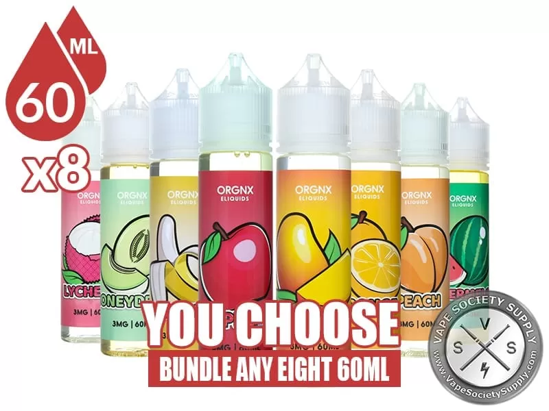 ORGNX Bundle 8x60ml (480ml)