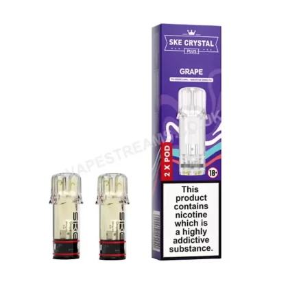 SKE Crystal Plus Grape Prefilled Pod - Vapestreams Co