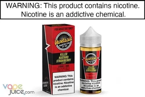 STRAWBERRY KILLER KUSTARD BY VAPETASIA 60ML/100ML - Vapejuice