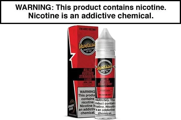 STRAWBERRY KILLER KUSTARD BY VAPETASIA 60ML/100ML - Vapejuice - Image 2