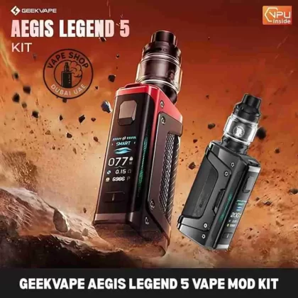 Geekvape Aegis Legend 5 Vape Mod Kit 200W In UAE - Carbon Black (F8142C)