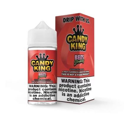 CANDY KING - Belts Strawberry - 100ML E-Liquid - 0MG