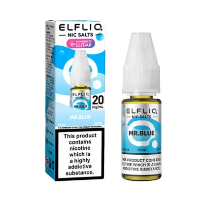 ELFLIQ Mr Blue 10ml Nicotine Salt E-Liquid - 10 mg - Medium Strength