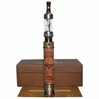 Vision Spinner E-Fire Wooden Pen Kit 1100mAh - Skull