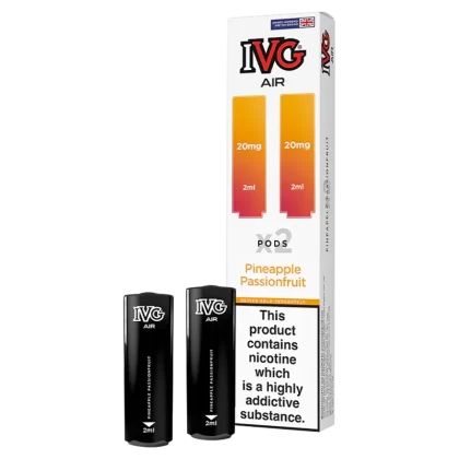 Pineapple Passionfruit IVG Air Replacement Pods - 20mg - Vape Product