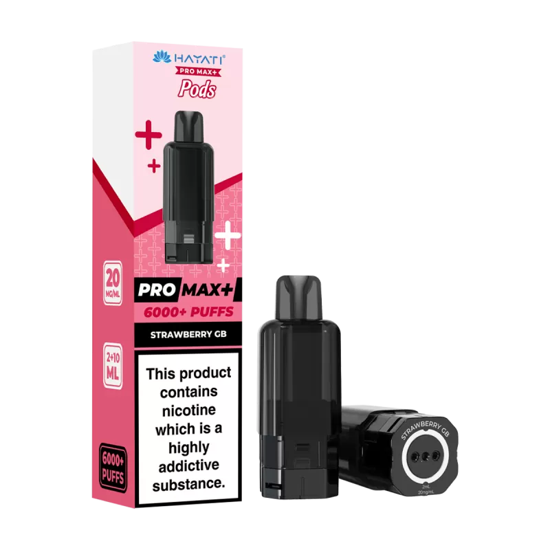 Strawberry GB Hayati Pro Max+ Refill Pack - 20mg - Vape Product