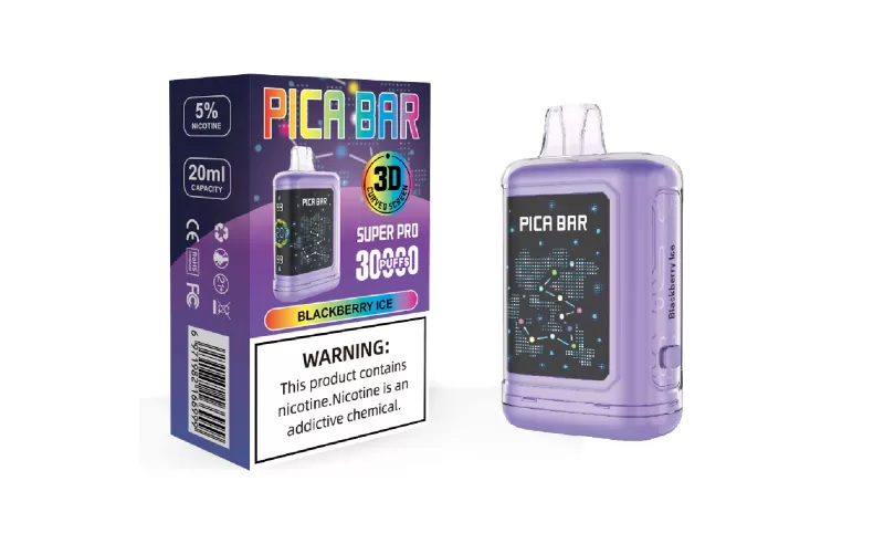 PICA BAR Super Pro 30K Puff Disposable Device - 30000 Puffs - Sour Mango Pineapple - Image 2