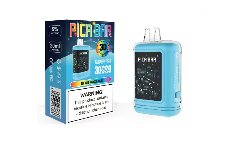 PICA BAR Super Pro 30K Puff Disposable Device - 30000 Puffs - Sour Mango Pineapple - Image 3