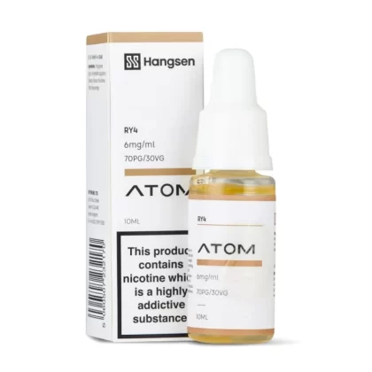RY4 Tobacco E-Liquid Atom Series by Hangsen (10ml) - 0mg