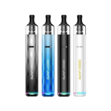 Geekvape Wenax S3 Pod Kit - Colour#Atom Silver>Classic Black>Pearl White>Texture Blue>Texture Dark