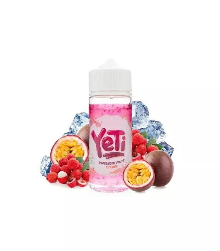 Passionfruit Lychee YETI 100ML E-Liquid – Fruity Ice Cold Series 70VG/30PG 0mg/ml