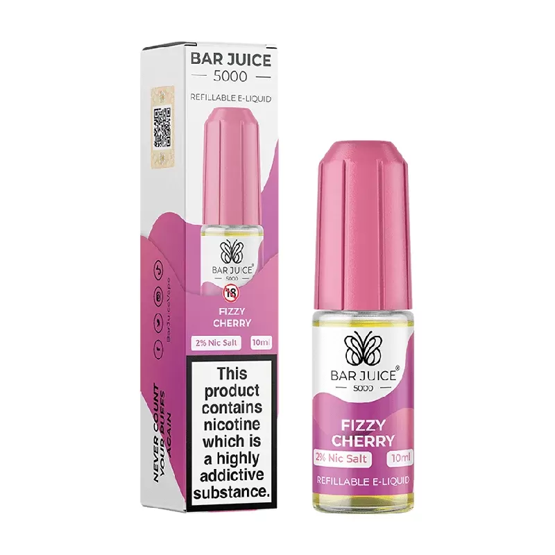 Fizzy Cherry by Bar Juice 5000 Nic Salt E-Liquid 10ml