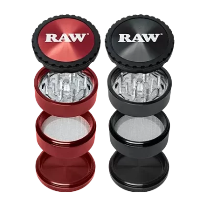 RAW Life Grinder - Black, Black w/ Clear Body