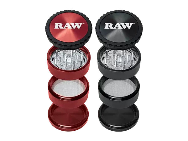 RAW Life Grinder - Black, Black w/ Clear Body