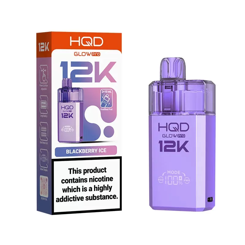HQD Glow Pro 12K Prefilled Pod Kit - Triple Mango - Image 2