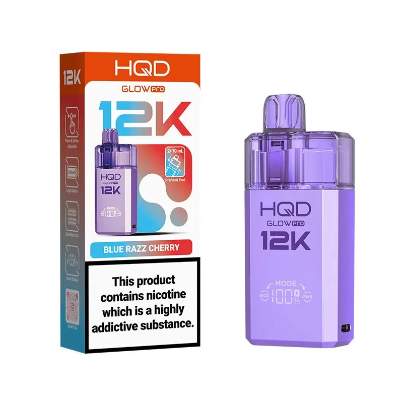 HQD Glow Pro 12K Prefilled Pod Kit - Triple Mango - Image 3