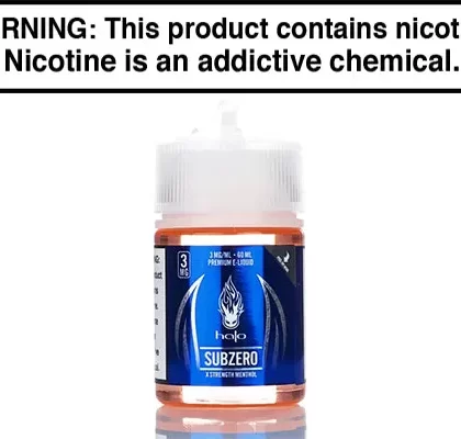 SUBZERO BY HALO E LIQUID 60ML - Vapejuice