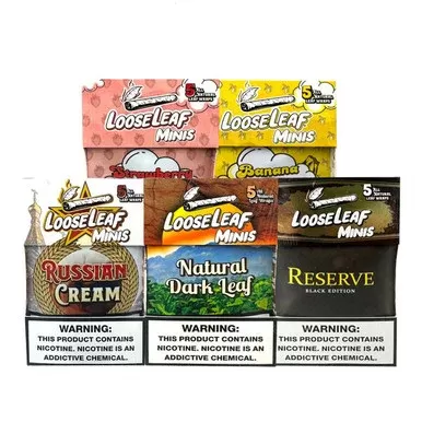 Loose Leaf – Wraps Mini’s – 5 Wraps (8-Pack)