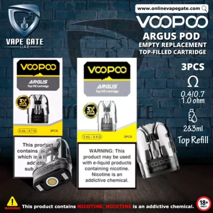 Voopoo Argus Pod Empty Replacement Top-Filled Cartridge - 1.0 ohm (2ml)