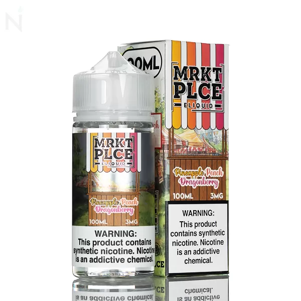 MRKT PLCE E-Liquid - Pineapple Peach Dragonberry - 100mL - 6mg
