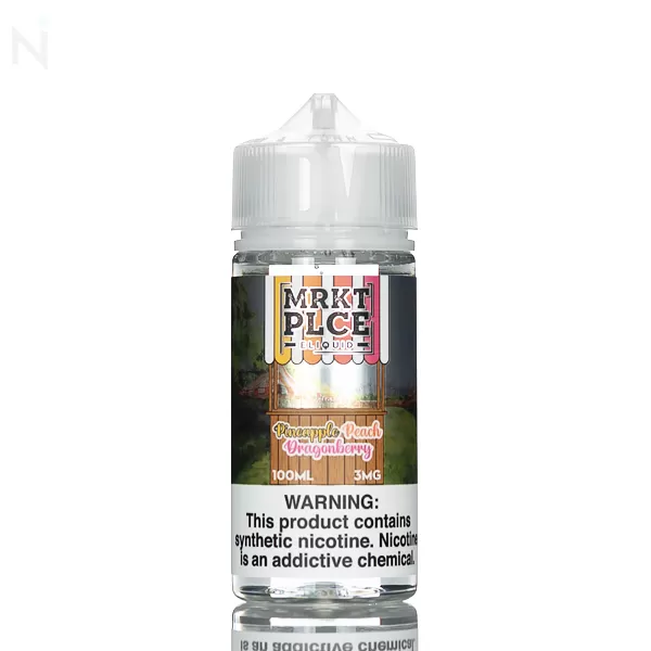 MRKT PLCE E-Liquid - Pineapple Peach Dragonberry - 100mL - 6mg - Image 2