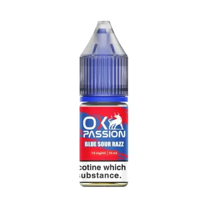 OXVA OX Passion Blue Sour Razz E Liquid 10ml - Nicotine Strength#20mg>10mg