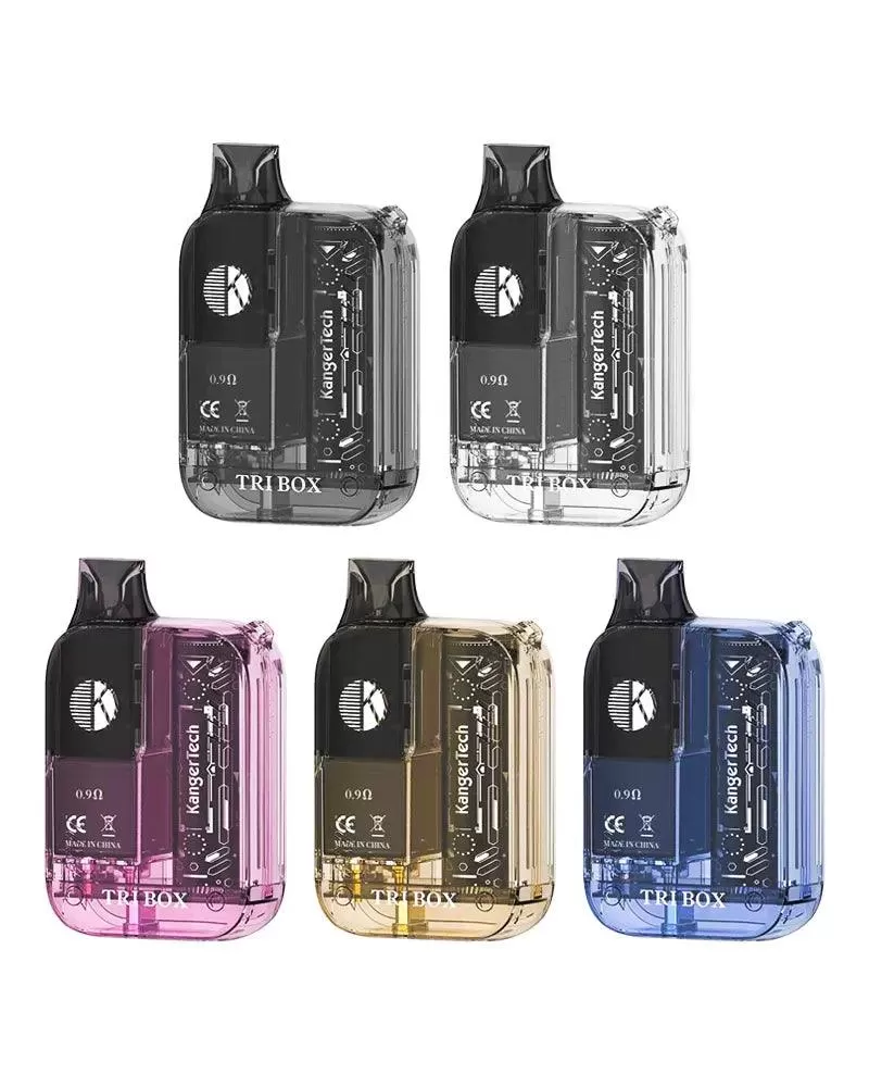Kangertech Tri Box Pod kit - Vapourdeal - Translucent