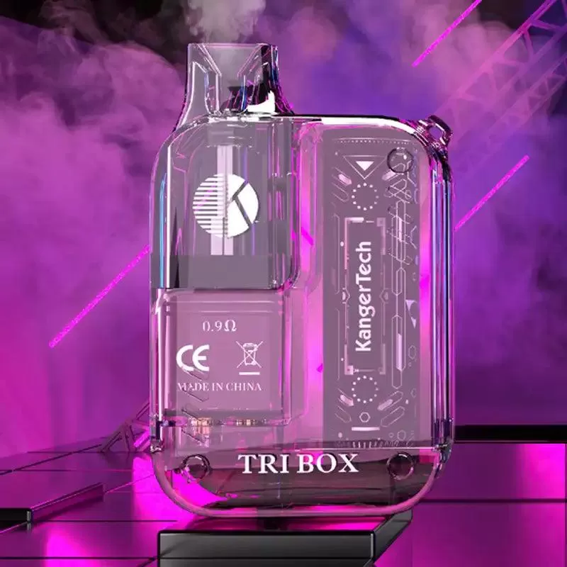 Kangertech Tri Box Pod kit - Vapourdeal - Translucent - Image 3
