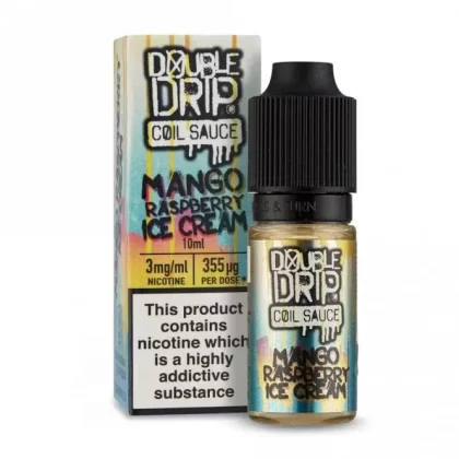 Double Drip Mango Raspberry Ice Cream E Liquid (10ml)